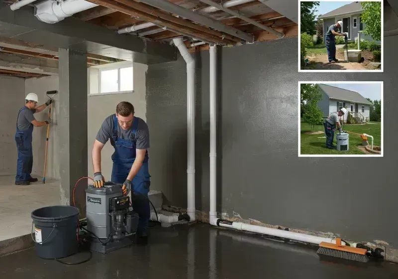 Basement Waterproofing and Flood Prevention process in Willow Springs, IL